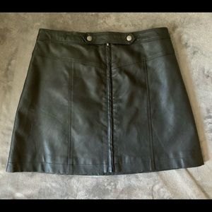 Leather skirt